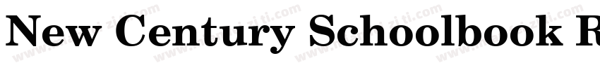 New Century Schoolbook Regular字体转换